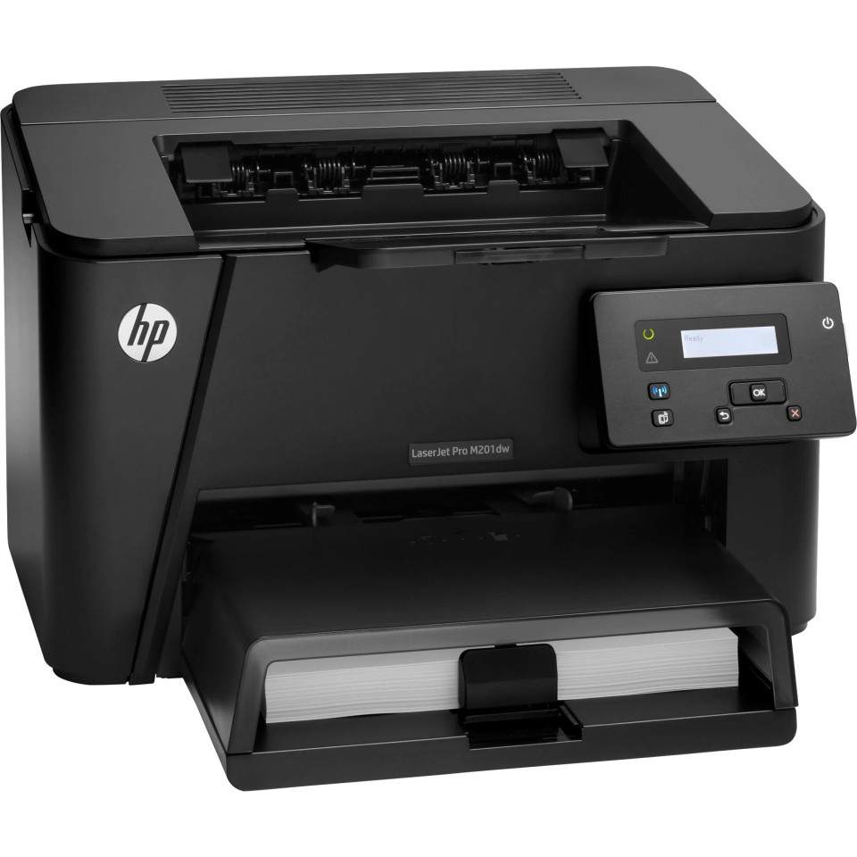 HP LaserJet Pro M201dw printer — compatible cartridges available
